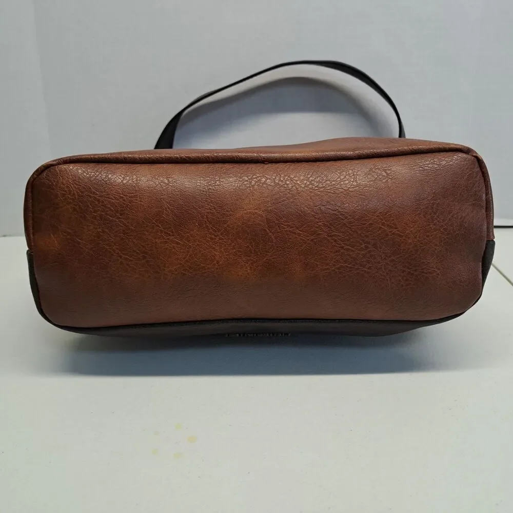 Montana West Hobo Vegan Leather Top Handle Shoulder Bag - Picture 3 of 13
